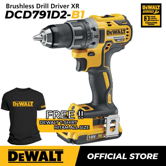 Gambar Dewalt DCD791D2 18Volt XR Brushless Drill Driver / Bor Obeng Baterai - DCD791D2 Only dari Dewalt ID undefined Tokopedia