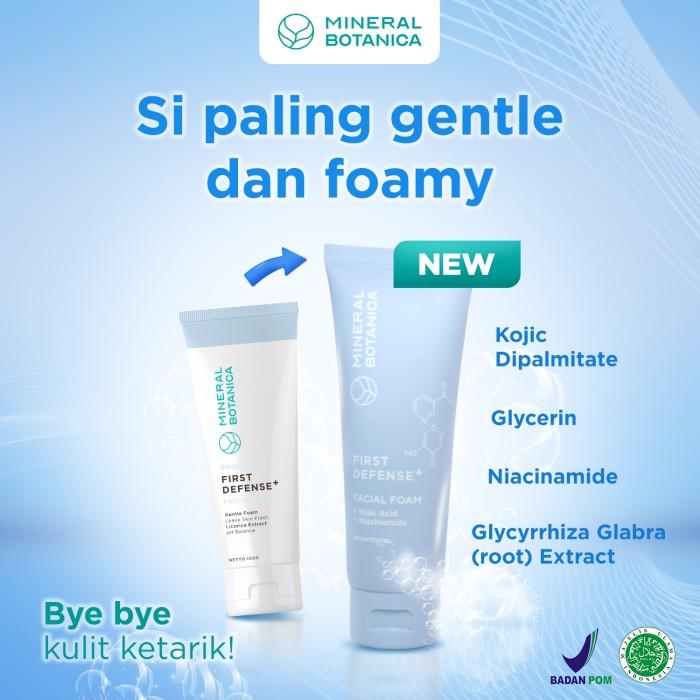 Gambar MINERAL BOTANICA FIRST DEFENSE - Facial Foam | Toner | Cream | Serum - FACIAL FOAM dari jselectiv by JHON Putra Kosmetik undefined 4 Tokopedia