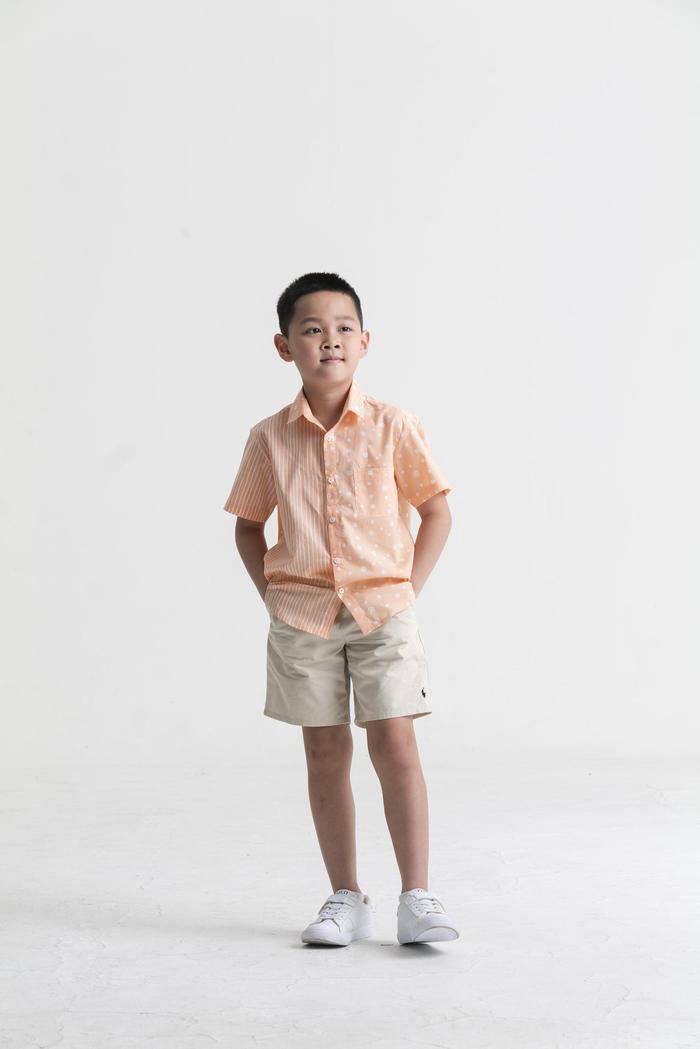 Gambar Kemeja Anak Lapis Onde - Salmon, S dari Sejauh Mata Memandang undefined Tokopedia