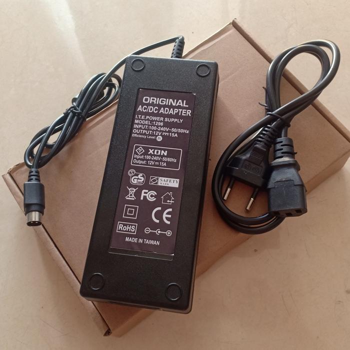 Jual universal adaptor 4 pin 8A 10a 12a 15a charger power supply 4pin ...