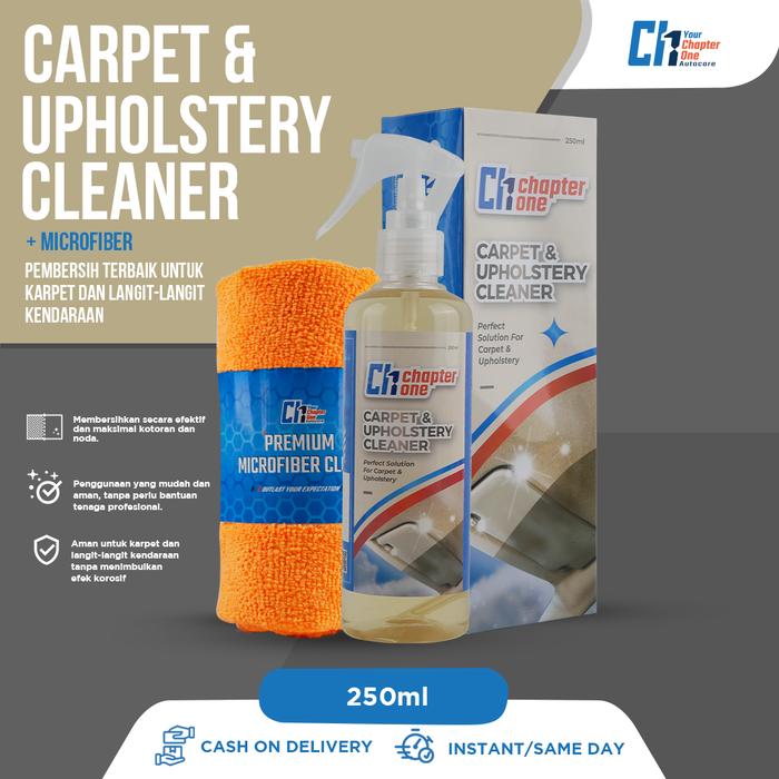 Gambar Pembersih Karpet & Langit Kendaraan Chapter One Carpet & Upholstery - 250ml+micro dari Spotless Shoe Care Indonesia undefined Tokopedia