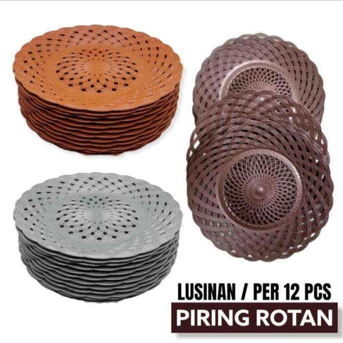 Gambar Piring Rotan Plastik 12pcs Perlengkapan Pesta dan Craft Piring Makan dari fruitsBOX Buah & Sayur Segar undefined Tokopedia