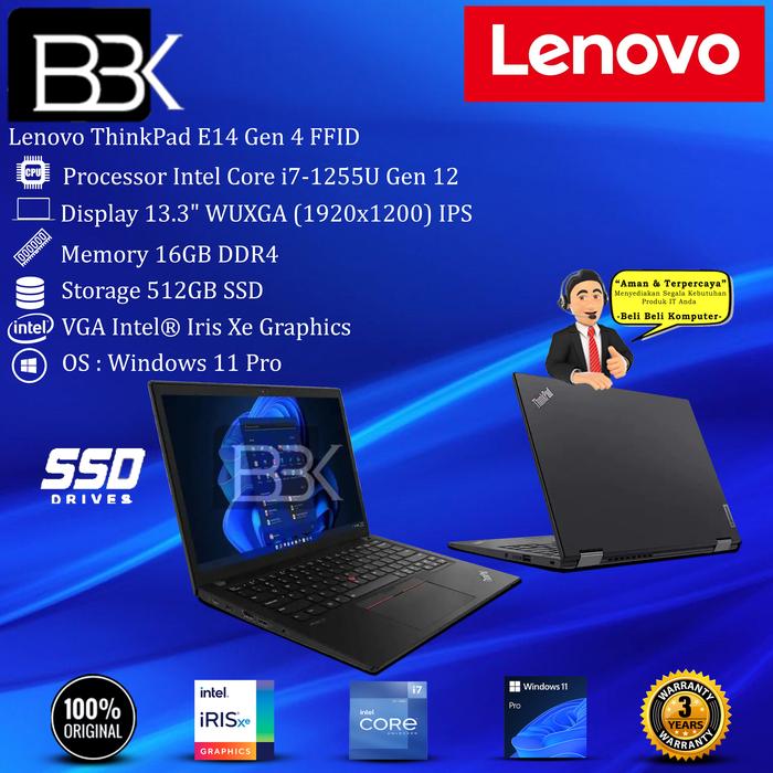 ThinkPad E14 Gen 4(AMD)・メモリー16G・SSD 512G