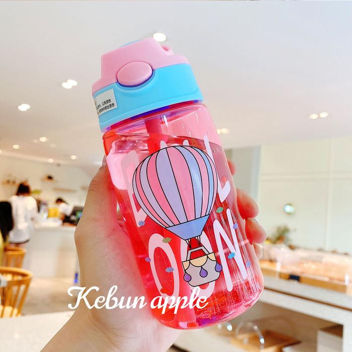 Gambar Botol Minum Anak 480 ml Anti Bocor Motif Kartun Lucu BPA FREE Anti Tumpah Anti Pecah Plastik Silikon - Pink dari Warung Viral_NEW undefined Tokopedia