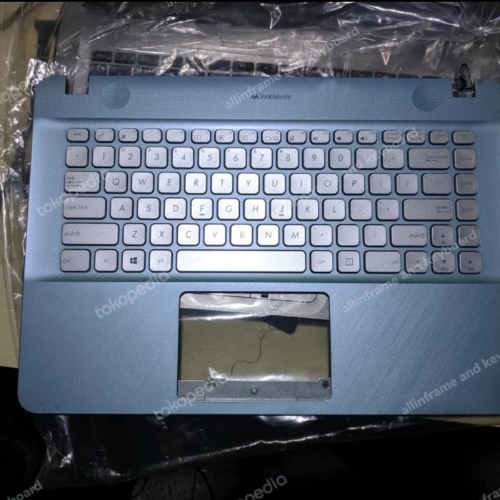 Gambar Asus Frame Keyboard X441 X441U X441S X441N X441M X441B X441UV X441UA X - biru key silver dari Allinframekeyboard undefined Tokopedia