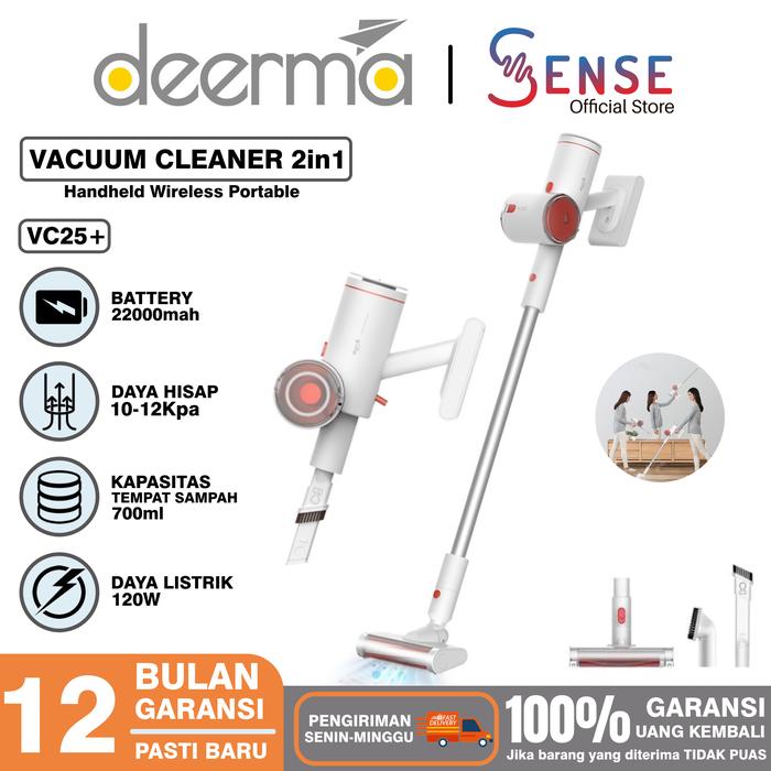 Gambar Deerma VC20 Plus Handheld Wireless Vacuum Cleaner Penyedot Debu Rumah - DEERMA VC25PLUS dari SENSE OFFICIAL STORE undefined Tokopedia