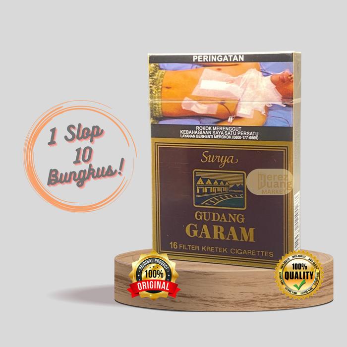 Jual Rokok Surya 16 Per Slop - Ready Harga Grosir - 1 Slop = 10 