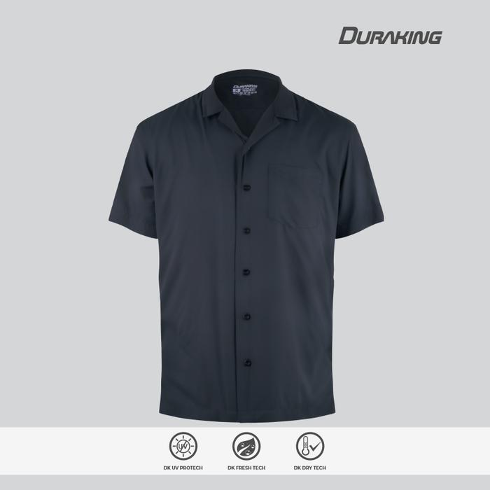 Gambar Duraking Kemeja Classic Bowler Casual Simple Formal Kerah Basic Uniseks Kerah Pria Wanita   Pendek Baju Atasan Dewasa - Black, S dari Duraking Outdoor and Sports undefined Tokopedia