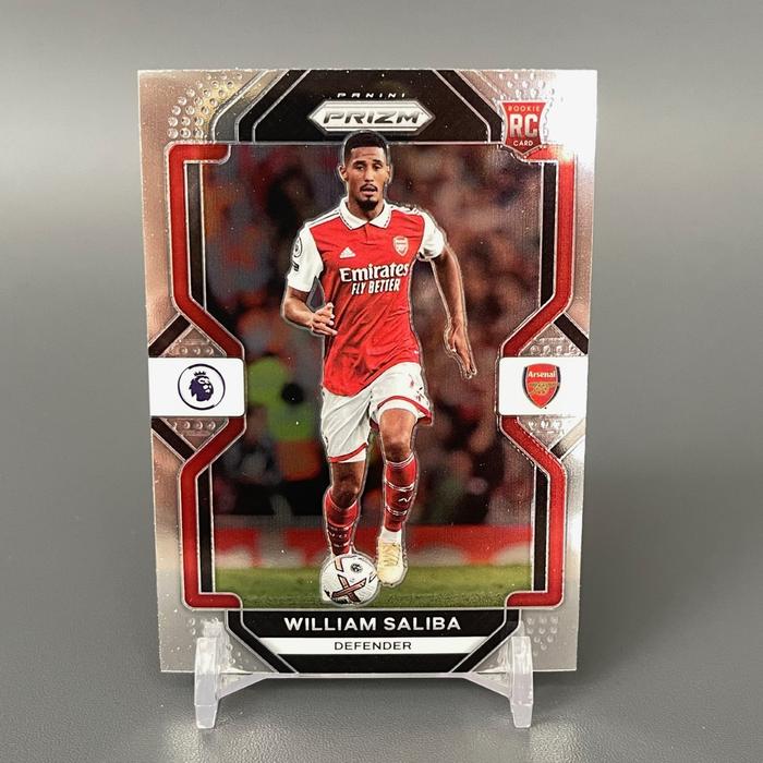 Gambar Kartu Bola Panini Prizm Soccer EPL 2022-23 BASE #151-180 ( You Pick ) - 167 W.Saliba dari sidehustles.id undefined Tokopedia