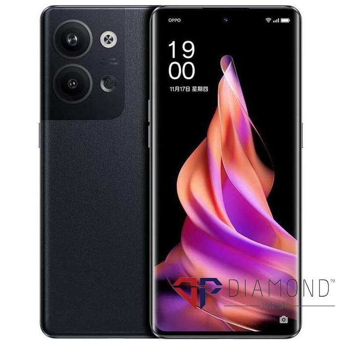 Gambar Oppo Reno 9 Pro 5G Cell Phone 6.7" 2412x1080 AMOLED 120Hz - Black, 16/256gb dari Diamond Present undefined Tokopedia