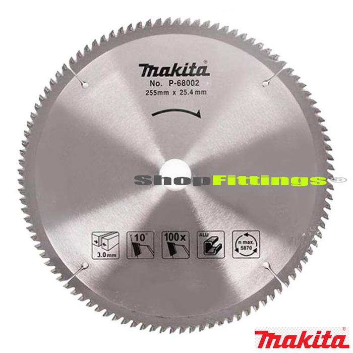 Gambar Makita P-68018 Mata Pisau Potong Alumunium Miter Saw 10" x 120 or 100T - Makita 100Teeth dari Shop Fittings undefined Tokopedia