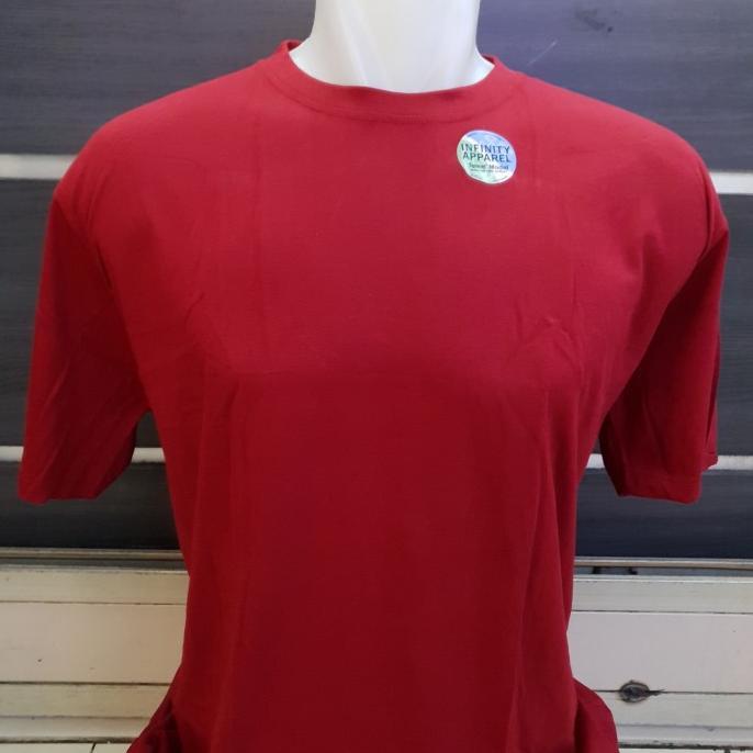 Gambar Ready Kaos Katun MODAL Tencel Premium Promo - Maroon, S dari galuhshop26 undefined Tokopedia