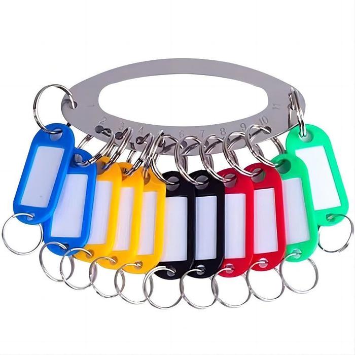 Gambar Gantungan Kunci Label Stainless Steel Tempat Penyimpanan Kunci Gantun - 11 lubang dari Penny-Y undefined Tokopedia