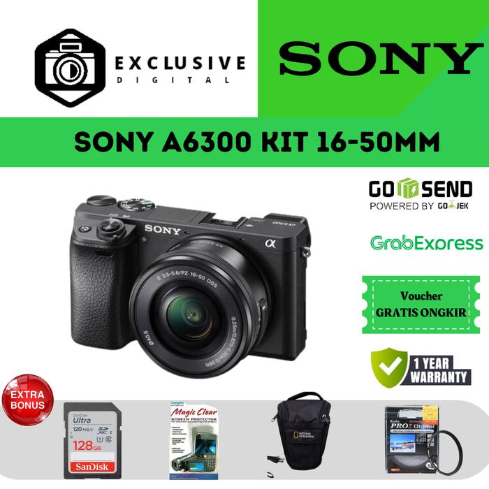 Jual SONY ALPHA A6300 KIT 16-50MM SONY A6300 KIT 16-50MM SONY