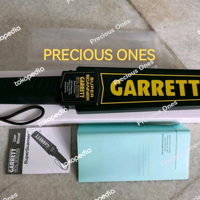 Gambar Garansi 1th USA GARRETT METAL DETECTOR SUPER SCANNER ORIGINAL ORI dari Precious Ones Tokped undefined Tokopedia