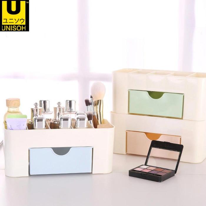 Gambar UNISOH Storage Box Kosmetik Aksesoris Remote Dll - Hijau dari unisoh undefined Tokopedia