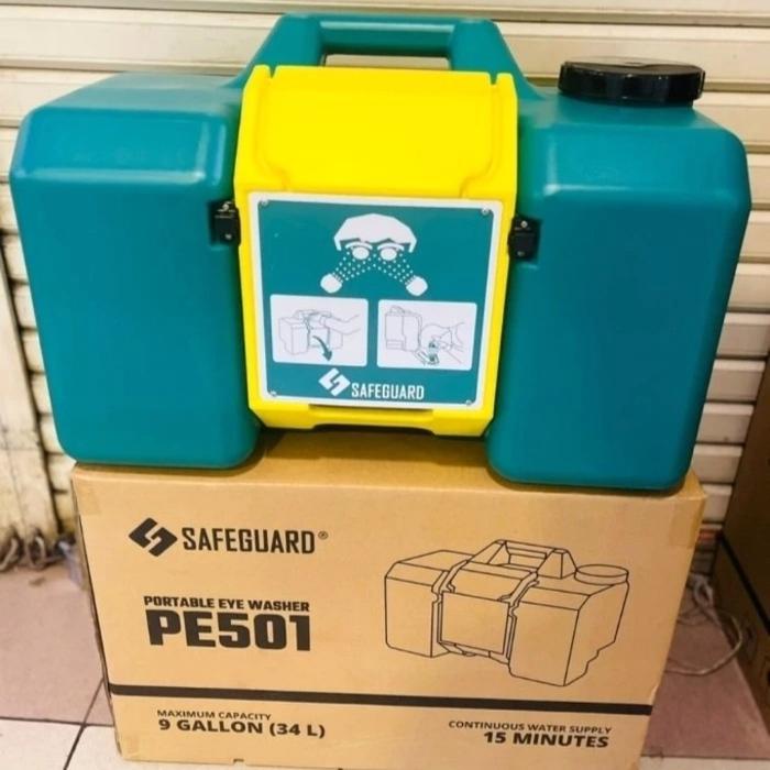 Gambar Emergency Eye Wash Portable 9 Galon SAFEGUARD PE 501 Mirip HAWS 7501 - PE 501 9 GALON dari Delta Safety Indonesia undefined Tokopedia