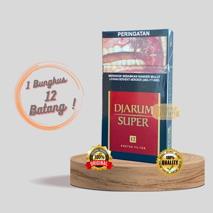 Jual Rokok DJARUM SUPER 12 Batang per Bungkus - 1 Bal = 20 Slop ...