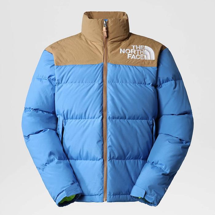 Gambar Jaket Casual The North Face Men's 92 Low Hi Tek Nuptse Jacket Winter - Blue Brown, L dari Tokotuan.ny undefined Tokopedia