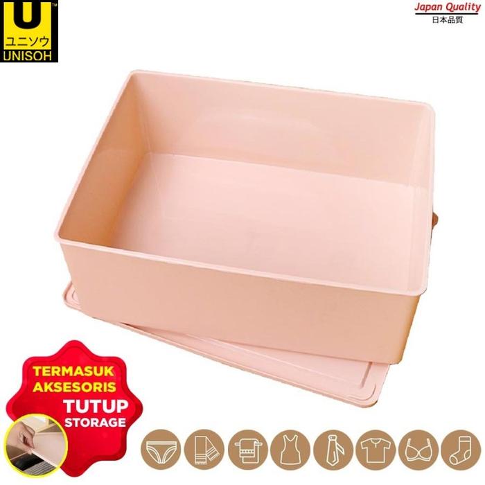 Gambar UNISOH Underwear Storage Box / Tempat Pakaian Dalam Kaos Kaki - PINK dari unisoh undefined Tokopedia