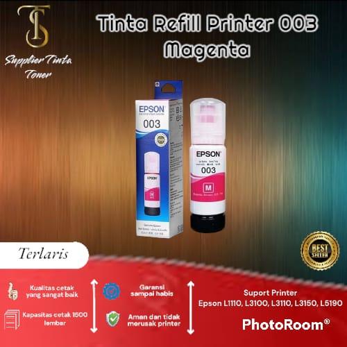 Gambar TINTA REFFIL PRINTER 003 PREMIUM VARIAN WARNA - Merah dari SuplierTintaTonerMurah undefined Tokopedia