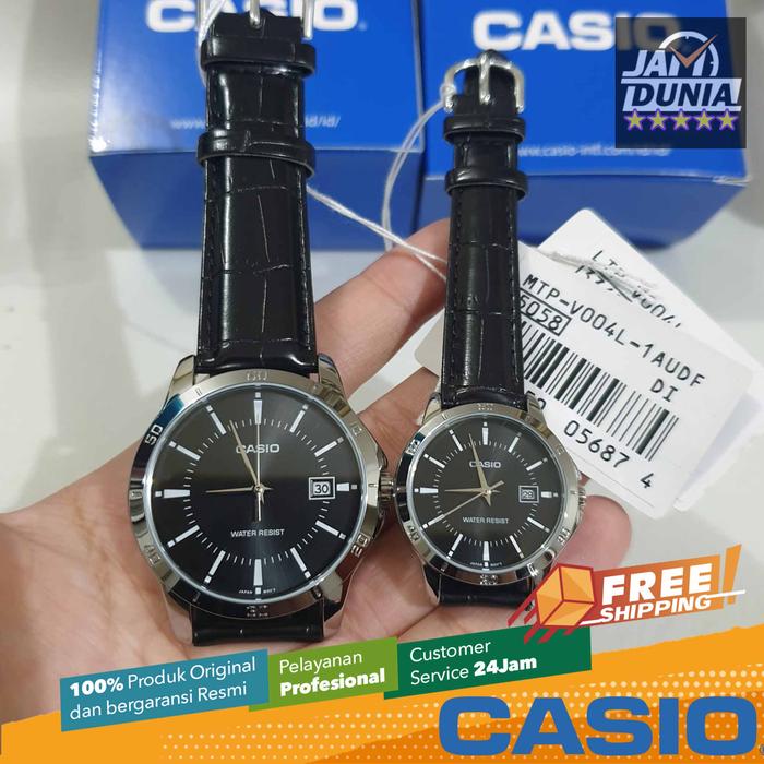 Gambar JAM TANGAN PASANGAN CASIO ORIGINAL MTP V004L 1A - LTP V004L 1A dari JAMDUNIA undefined Tokopedia