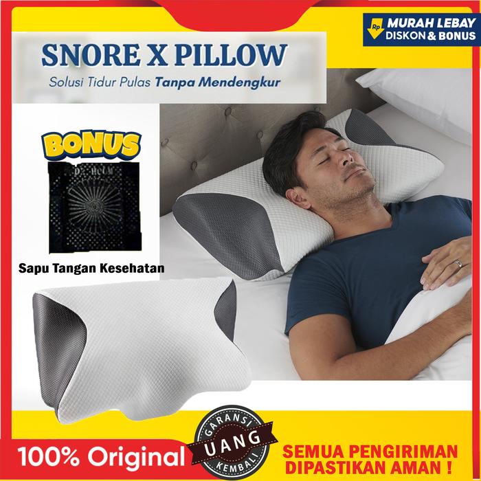 Gambar BANTAL ANTI NGOROK DAN DENGKUR CHARCOAL SNORE X PILLOW-100% NO NGOROK dari King Home Shopping undefined Tokopedia