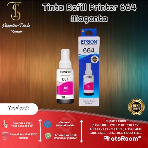 Gambar TINTA REFFIL PRINTER 664 NEW PREMIUM VARIAN WARNA - Merah dari SuplierTintaTonerMurah undefined Tokopedia