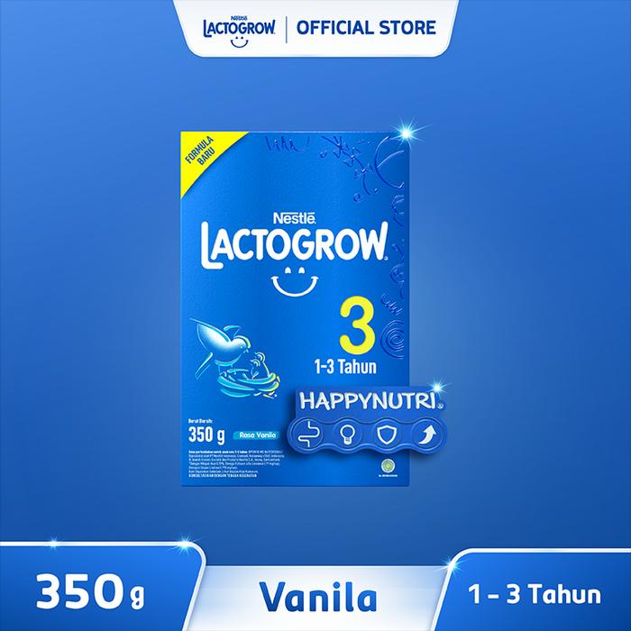 Gambar LACTOGROW 3 (1-3 TAHUN) 350G - MADU dari MINIMARKET INDAH PACCERAKKANG undefined Tokopedia