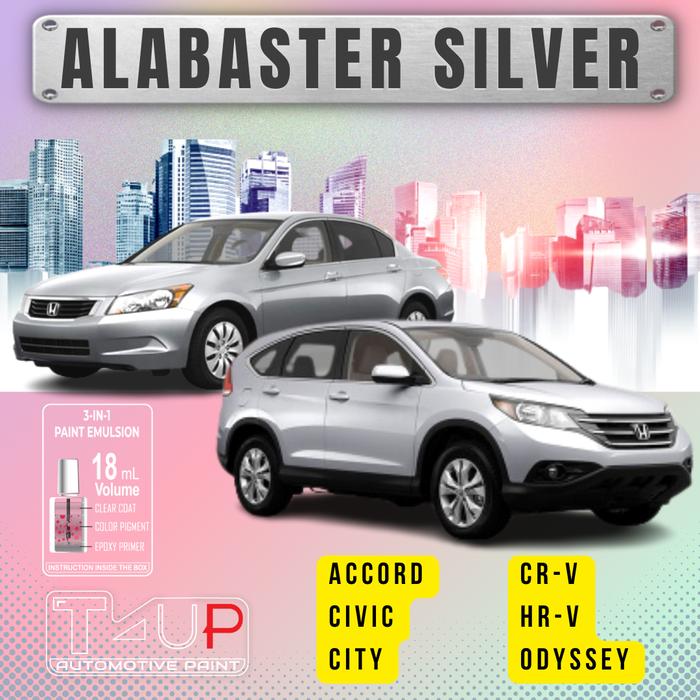 Gambar Cat Oles T-UP HONDA ALABASTER SILVER - ori warna pabrikan Japan - ALBASTER SILVER dari T-Up Store Original Catoles undefined Tokopedia