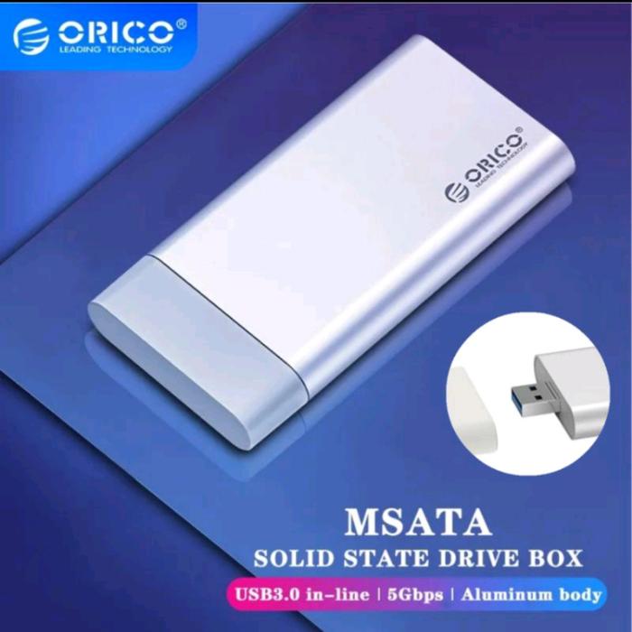 Gambar Casing SSD MSATA USB 3.0 / Case Enclosure MSATA SSD - Silver dari OBREN SHOP undefined Tokopedia