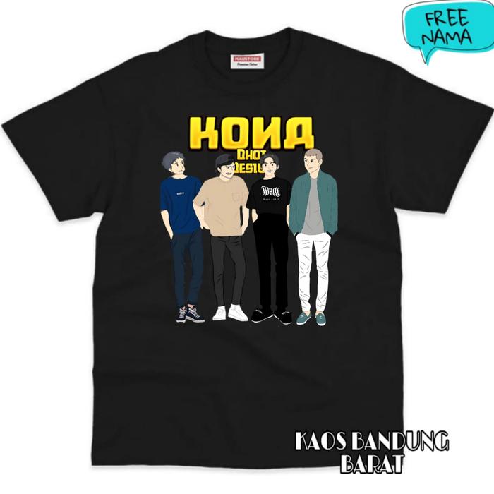 Gambar Baju atasan kaos anak Kona Dhot Design Youtuber - Hitam, S dari CustomKidz undefined Tokopedia