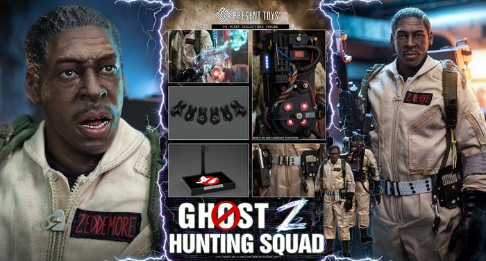Gambar DP PRESENT TOYS PT-SP58 1/6 Ghost Hunting Squad Zeddemore dari SW Toyshop undefined Tokopedia