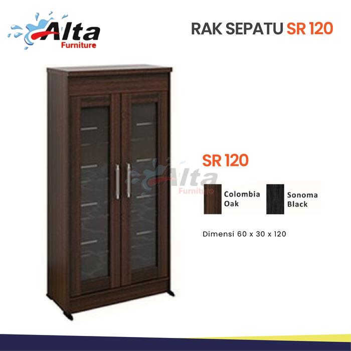 Gambar RAK SEPATU/RAK SANDAL/LEMARI SEPATU/LEMARI SERBA GUNA/MINIMALIS - SR 120, PASANG SENDIRI dari ALTA FURN undefined Tokopedia