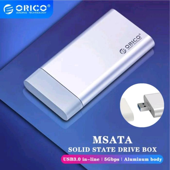 Gambar USB 3.0 to MSATA SSD Harddisk Box - Silver dari OBREN SHOP undefined Tokopedia