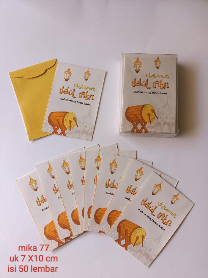Gambar AMPLOP LEBARAN/AMPLOP HARI RAYA/ ANGPAO/ AMPLOP READY STOCK/ 2023 - MIKA 77 dari cellinee undefined Tokopedia