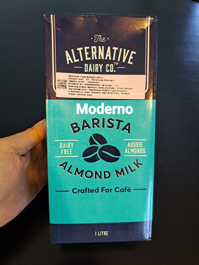 Jual Alternative Dairy co Almond milk 1 Liter Jakarta Barat moderno Tokopedia