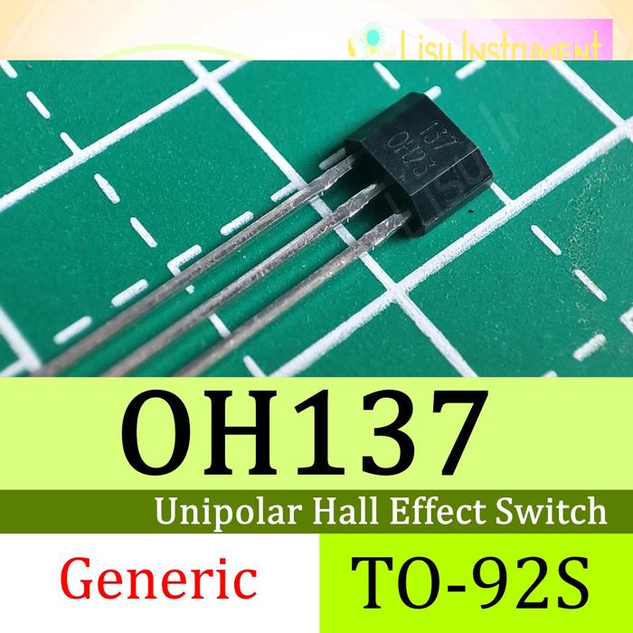 Gambar OH137 137 Unipolar Hall Effect SwitchIC Hall Effect Sensor TO-92 - Generic Biasa dari Lisu Instruments undefined Tokopedia