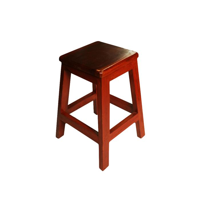 Gambar Kursi Bangku Kayu Cafe Bar Wooden Chair - 50CM dari Formiana undefined Tokopedia