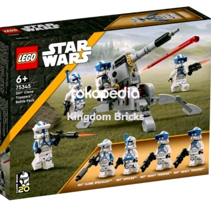 Gambar LEGO 75345 Star Wars 501st Clone Troopers Battle Pack dari Kingdom Bricks undefined Tokopedia