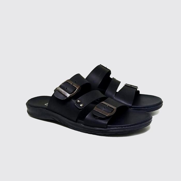 Gambar sandal pria distro murah/sandal pesta clothing keren - Hitam, 38 dari erna collections undefined Tokopedia
