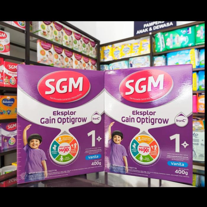 Gambar SGM Eksplor Gain Optigrow 1+ 400gr dari Apotek Harrison PA undefined Tokopedia