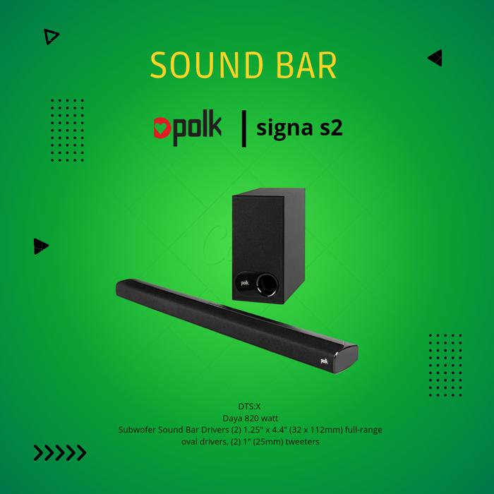 Jual polk audio signa s2 soundbar wireless Jakarta Pusat