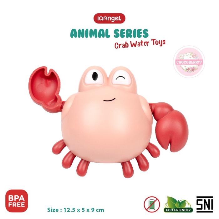 Gambar IQAngel Crab Water Toys IQC04 / Mainan Air / Mainan Kepiting Berenang - CRAB PINK dari OJ Home undefined Tokopedia