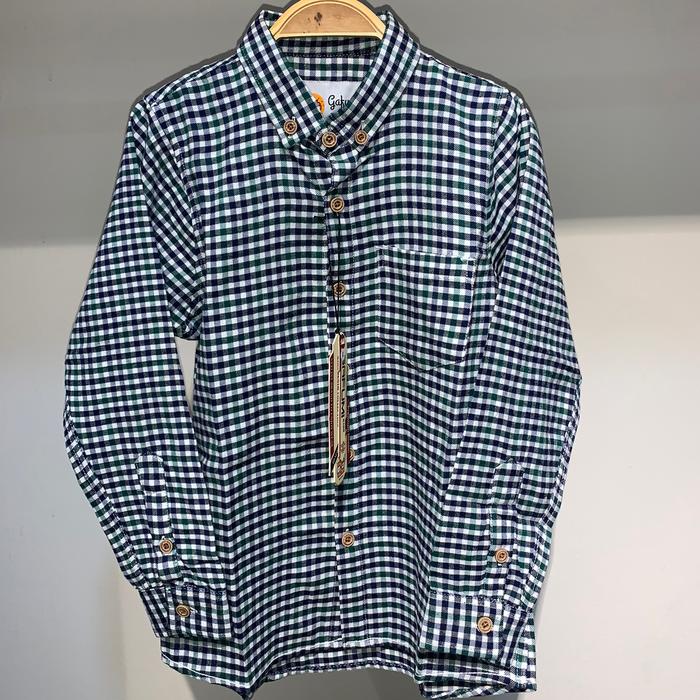 Gambar Kemeja flanel anak laki laki 3-12 tahun / Fashion anak - hijau kotak, 2 dari gafumi kids undefined Tokopedia
