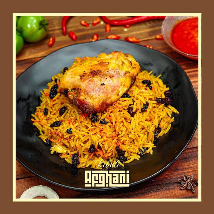 Gambar Nasi Kebuli Afghani Kambing / Ayam - Ayam dari Nasi Kebuli Afghani undefined Tokopedia