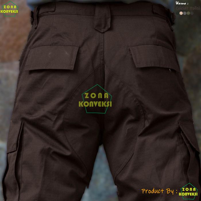 Gambar Celana PDL Panjang Pria Ripstop Premium Regular Size Big Size Jumbo Size Bahan Lembut dan Kokoh Nyaman - COKLLAT POLISI, 44 dari ZONA.KONVEKSI undefined Tokopedia
