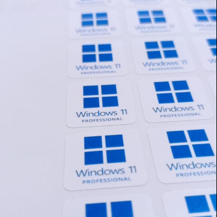Gambar Stiker Windows 11 PRO - Putih dari Djong Creative undefined Tokopedia