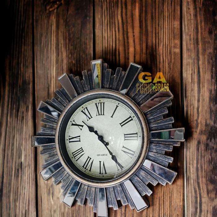 Gambar Jam Dinding / Jam Hias / Jam Dinding Vintage /  Wall Decor dari GA.Ornamen undefined Tokopedia
