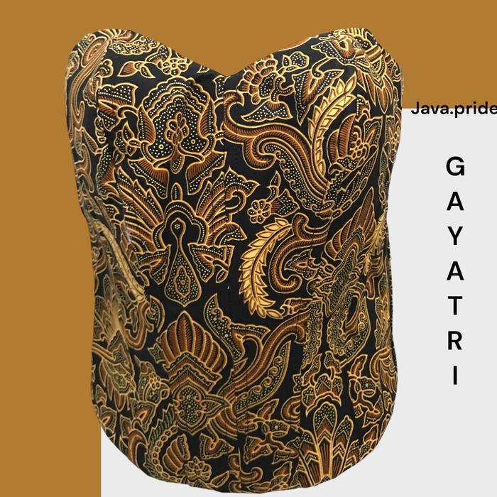 Gambar BUSTIER JAVA PRIDE - KEMBEN BATIK MODERN - Gayatri, XL dari Honeyhoney97 undefined Tokopedia